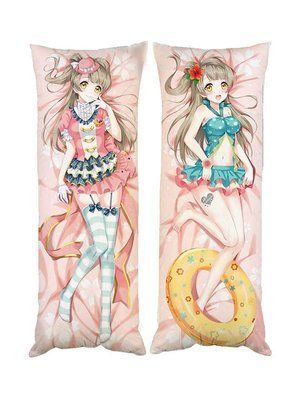 Подушка дакімакура Мінами Которі Love Live декоративна ростова подушка для обіймання двостороння D100-1559-1560 фото