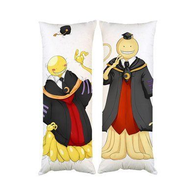 Подушка дакімакура Koro sensei Коро-сенсей аніме Клас убивць декоративна ростова подушка для обіймання двостороння D100-2139-2140 фото