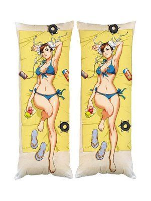 Подушка дакимакура Чунь Ли Уличный боец Chun-Li Street Fighter декоративная ростовая подушка для обнимания D100-2041-2041 фото
