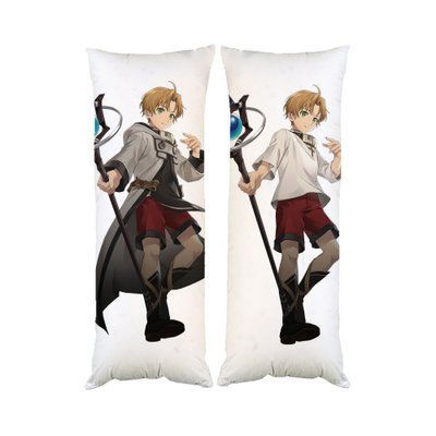 Дакімакура декоративна подушка для обіймання Рудеус Грейрат Mushoku Tensei двостороння D100-3815-3816 фото