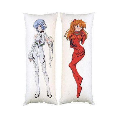 Подушка дакимакура Рей Аянами Аска Лэнгли Евангелион Evangelion декоративная подушка для обнимания D100-1697-1698 фото