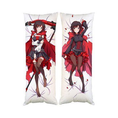 Подушка дакимакура Руби Роуз Ruby Rose RWBY декоративная ростовая подушка для обнимания D100-1777-1778 фото